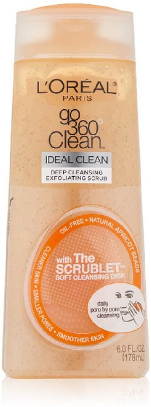 LOreal Skin Expertise Go 360 Clean Deep Exfoliating Scrub 6 oz (Pack of 4) Eminence - Bearberry Eye Repair Cream - 15ml/0.5oz